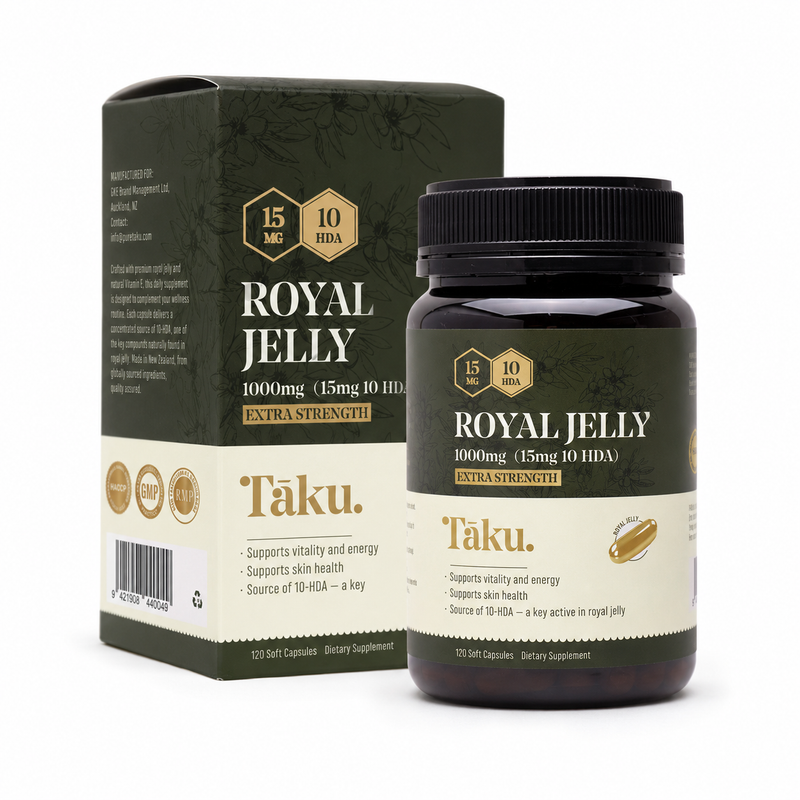 High strength vitality- Royal Jelly 15mg 10-HDA