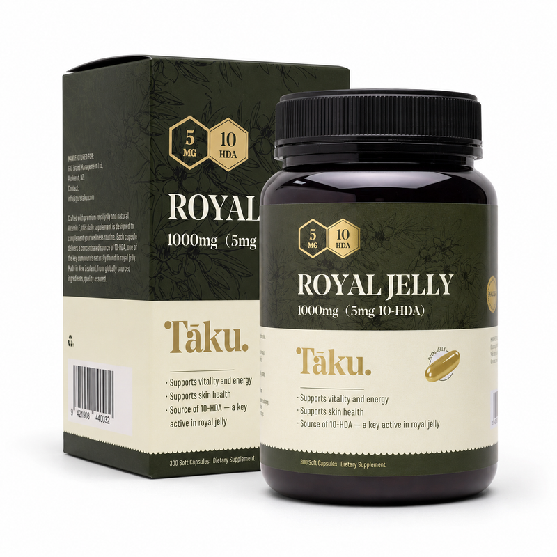 Daily vitality support- Royal Jelly 5mg 10-HDA