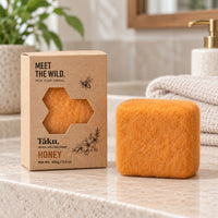 TAKU Honey Wool Felted Soap