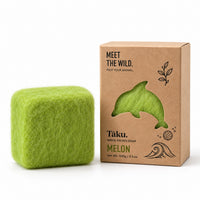 TAKU Melon Wool Felted Soap